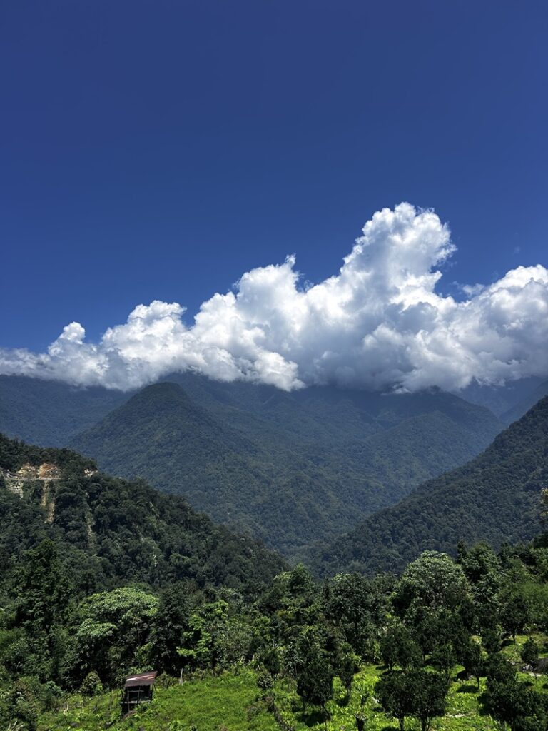 Pene on the wau to Aalo from Menchukha